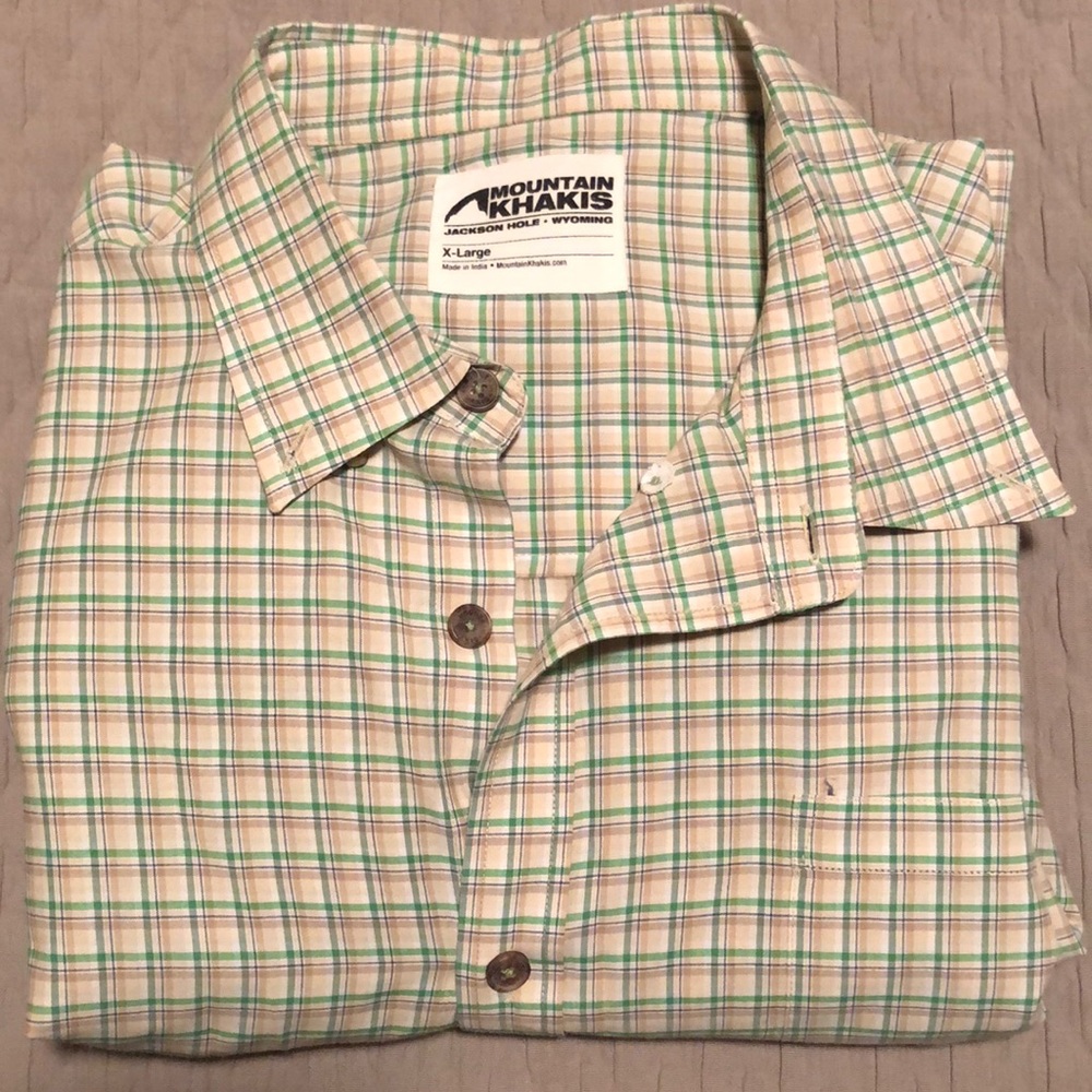 Mountain khaki button down